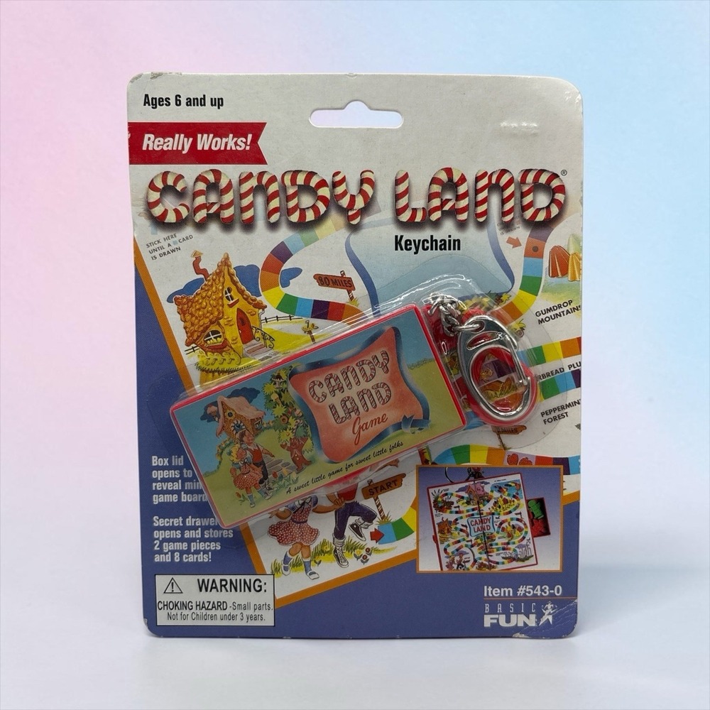 Vintage 2000 Hasbro Candy Land Board Game Keychain